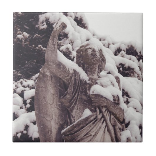 Winter Angel Tegeltje (Voorkant)