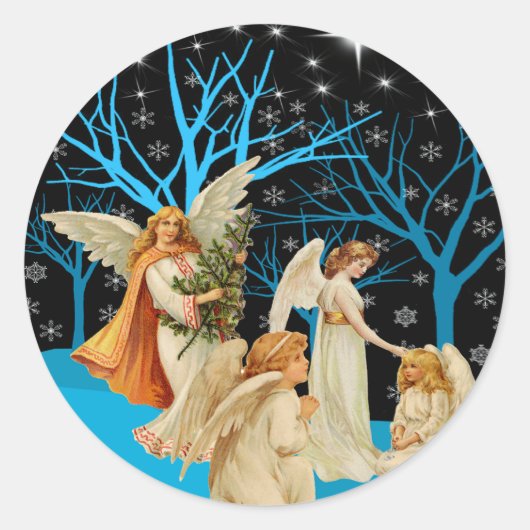 Winter Angels Stickers (Voorkant)
