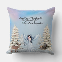 Winter Angels zijn overal Sierkussennen Kussen
