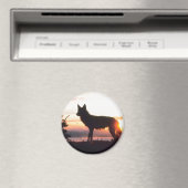 Winter Animal Silhouette Magneet (Insitu (Vaatwasser))