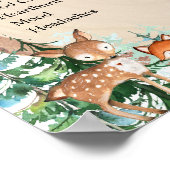 Winter Animals Woodland Old Wives Tales Poster (Hoek)