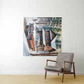 Winter Antiek Car Tapestry Wandkleed (In Situ (horizontaal))