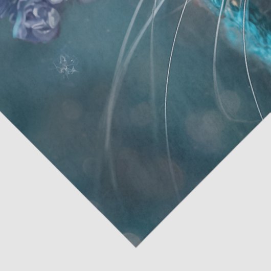 Winter Antler Bengaalse Cat Decoupage Craft Paper Tissuepapier (Detail)