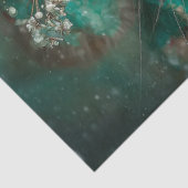 Winter Antler Cat Floral Decoupage Craft Paper Tissuepapier (Detail)