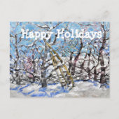 Winter Apple Pruning #140301 Feestdagenkaart (Voorkant)