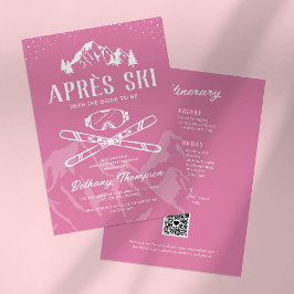 Winter Apres Ski Bachelorette Uitnodigingen