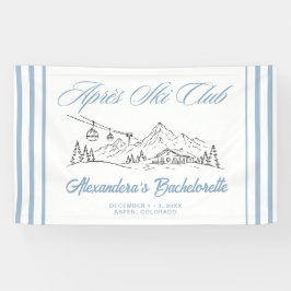 Winter Apres Ski Club Bachelorette-feest Spandoek