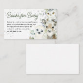 Winter Arctic Animals Baby shower Boeken voor Baby Informatiekaartje (Voorkant / Achterkant)