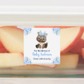 Winter Arctic Animals Baby shower Bookplate Labels (Aangebracht)