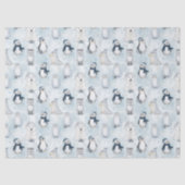 Winter Arctic Animals Cute Polar Animals Christmas Tissuepapier (Voorkant)