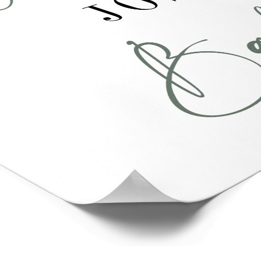 Winter Arctic Animals Neutral Baby shower Welkom Poster (Hoek)