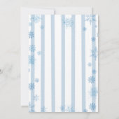 Winter Arctic Baby It’s Cold Outside Baby Shower Kaart (Achterkant)