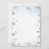 Winter Arctic Baby It’s Cold Outside Baby Shower Kaart (Achterkant)