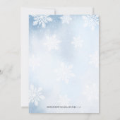 Winter Arctic Party Animals Kaart (Achterkant)