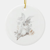 Winter Arctic Snow Owl Ornament (Voorkant)