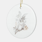 Winter Arctic Snow Owl Ornament (Links)