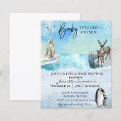 Winter Arctisch Dier Baby Het Is Koud Buiten Showe (Voorkant / Achterkant)