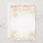 Winter Arctische Dieren Eerste Meisje Verjaardag Kaart (Achterkant)