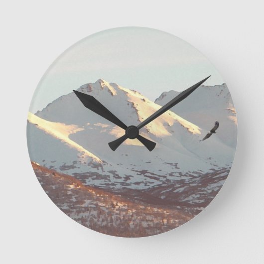 Winter Arend Ronde Klok (Voorkant)