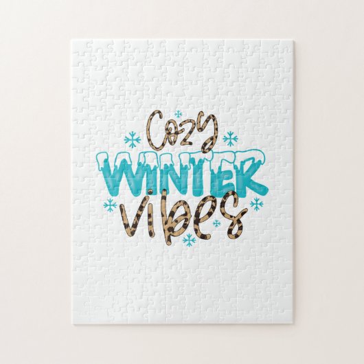 Winter Art Cozy Winter Vibes Legpuzzel (Verticaal)