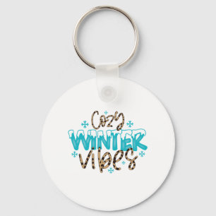 Winter Art Cozy Winter Vibes Sleutelhanger