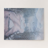 Winter Art Puzzle Winter Landscape Art Puzzle Legpuzzel (Horizontaal)