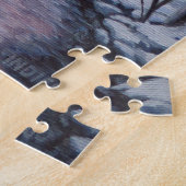 Winter Art Puzzle Winter Landscape Art Puzzle Legpuzzel (Zijkant)