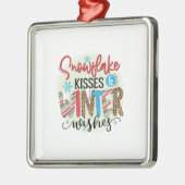 Winter Art Winter Wishes Metalen Ornament (Links)
