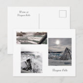 Winter at Niagara Falls  Briefkaart (Voorkant / Achterkant)