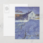 Winter at Silver Lodge Briefkaart (Voorkant / Achterkant)