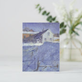 Winter at Silver Lodge Briefkaart (Staand voorkant)