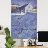 Winter at Silver Lodge Poster (Thuiskantoor)