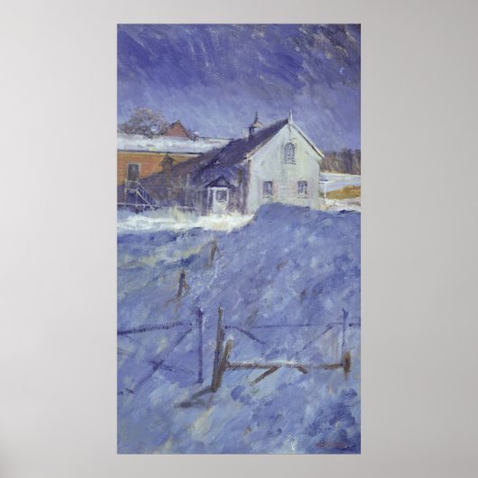 Winter at Silver Lodge Poster (Voorkant)