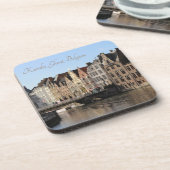 Winter at the Kornlei in Gent, Belgium Bier Onderzetter (Linkerzijde)