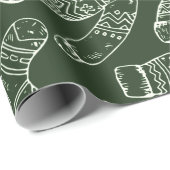 Winter Attire Sweaters Mittens Scarves Socks Wrapp Cadeaupapier (Rol Hoek)