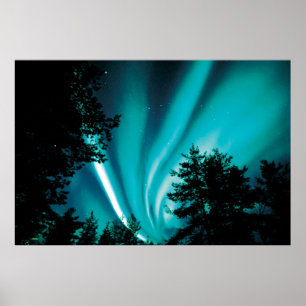 WINTER AURORA (AFDRUKKWALITEIT) 46X31 POSTER