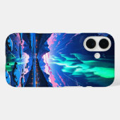 Winter Aurora Night Case-Mate iPhone Case (Achterkant (horizontaal))
