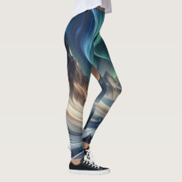 Winter Aurora Yoga Leggings