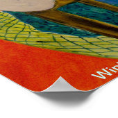 Winter Aux maakt originele Art print (Hoek)