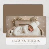 Winter Baby Aankondiging (Voorkant / Achterkant)