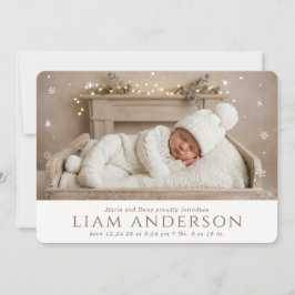 Winter Baby Aankondiging