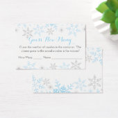 Winter Baby Boy Douche Raad hoeveel spel Visitekaartje (Bureau)