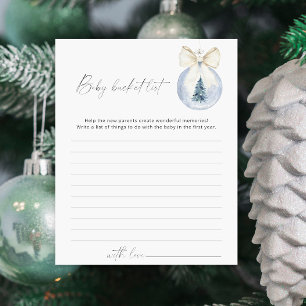 Winter Baby emmerlijst spel
