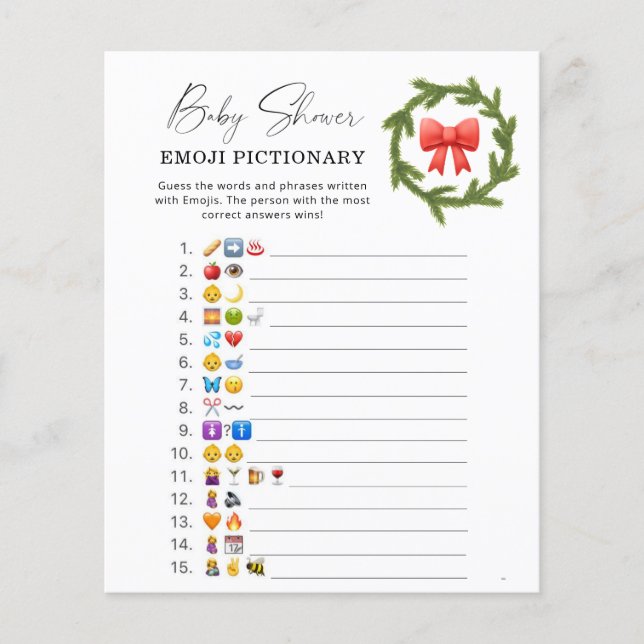 Winter Baby emoji spel (Voorkant)