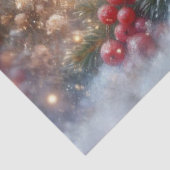 Winter Baby Fox Christmas Woodland Decoupage Tissuepapier (Detail)