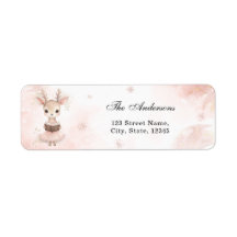 Winter Baby Girl Baby shower Retouradres