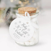 Winter Baby Het is koud buiten Baby shower Bedankjes Labels