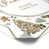 Winter Baby Het is koud buiten Baby shower gunsten Poster (Hoek)