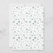 Winter Baby Het is koud buiten Baby shower Kaart (Achterkant)