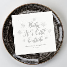 Winter Baby Het is koud buiten Baby shower